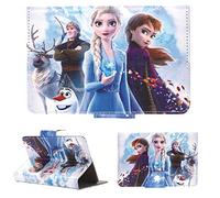 Kids Children Popular Gift Stand up Case Cover Compatible with Apple iPad Models (iPad 9.7 6th generation 2018, Elsa & Anna Frozen 2)