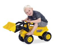 KIDS CHILDRENS EXCAVATOR STRONG SIT RIDE ON SAND DIGGER WITH BUCKET by DANTOY