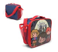 Kids Children's Harry Potter Insulated Sandwich Lunch Bag with mesh Side Pocket and Shoulder Strap"Back to Hogwarts"