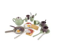 KIDS CHILDRENS PLAY TEA SET 29 pieces Toy Breakfast Tea Set with food by DANTOY