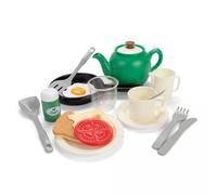 KIDS CHILDRENS PLAY TEA SET BREAKFAST TOY by DANTOY 18 pieces bright play food