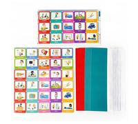 Kids Chore Chart Planner - Weekly Visual Schedule Board, 60 Behavior Communication Cards | Home School Educational Tool for Children Daily Routine Management Learning Cognitive Development Skills Prac