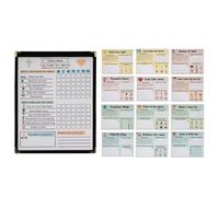 Kids Christian Habit Sheet Kits | Religious Crafts Set,Bible Studying Chore Chart Set,for Boys Girls Children Christmas New Year Celebration