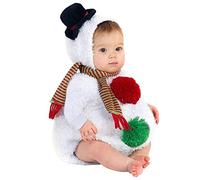 Kids Christmas Costumes,Infant Toddler Overall Outfits 0-12M Baby Boys Girls Fleece Bear Suit Jumpsuit Outfit New Born Rompers 0-3 Months Hat Costume Clothes Girl (2#White,3-6 Months)