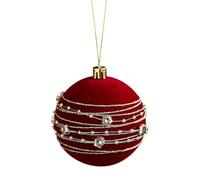 Kids Christmas Decorations Flocked Christmas Lob Suitable For All Kinds Of Scene Decoration Bring A Strong Festive Atmosphere Hurry Up And This Product To The Home(E, 8cm)