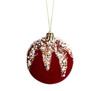 Kids Christmas Decorations Flocked Christmas Lob Suitable For All Kinds Of Scene Decoration Bring A Strong Festive Atmosphere Hurry Up And This Product To The Home(D, 8cm)