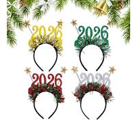 Kids Christmas Headband | Headpiece 2026 | Holiday New Year Party Headwear | for Holiday Party Winter Photo Props Outfit Halloween Cosplay Kid Women Adult Girl