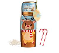 Kids Christmas Hot Chocolate Gift Set with Mug & Socks Set - Xmas Mug with Hot Choc Mix, Candy Cane, Mini Mallows - Cozy Hot Chocolate Kit for Boys Girls Stocking Fillers & Xmas Eve Box Gifts