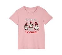 Kids Christmas Shirt Boys Girls Ugly Xmas Santa Graphic Tees Toddler Long Sleeve Tshirt Tops Boys Girls Christmas Cute Printed Casual Short Sleeve Cotton Top 1 Pink 5 Years
