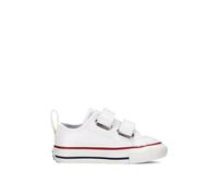 Kids Chuck Taylor All Star 2V Leather Touch 'n' Close Trainers White