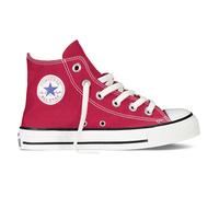 Kids Chuck Taylor All Star Core Canvas High Top Trainers Red