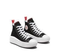 Converse / Children's Shoes (High-top Trainers) Chuck Taylor All Star Move Canvas Color Hi in Black 5