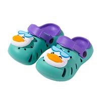 Kids Classic Clogs Slip On, Kids Sandals Waterproof, Non-Slip Quick-Drying Childlike Eye-Catching Easy on & Off Snug Supportive Easy-Walking Convenient for Traveling on Rainy Days