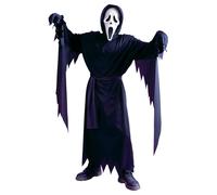 Kids Classic Ghost Face Halloween Fancy Dress Scream Costume