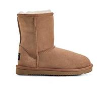 Kids Classic Sheepskin Boots - Soft Genuine Wool Lining for Warmth and Comfort - Durable Non-Slip Sole for Outdoor Play (Chestnut, Kids 11, UK Footwear Size System, Little Kid, Numeric, Medium, 11)