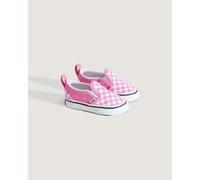 Vans - Toddler Classic Slip-On V Checkerboard Shoes (1-4 Years), Pink, Size: 9