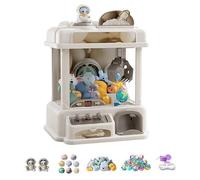Kids Claw Machine , Claw Game with Light and Music,2 Panda Doll,25 Dolls,20 Gashapons , The Toy Grabber Claw Machine for Kids for Boys Girls Age 5-7 8-10 10-13