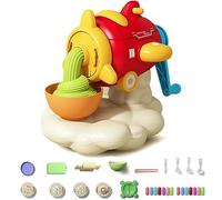 Kids Clay Toy Airplanes Noodles Maker Modeling MoldsShaper Toy Hand Creative Children Pretend Play Kitchen Noodles Maker Educational For Cognitive Development