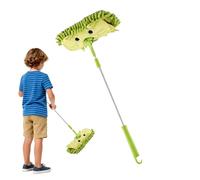 Kids Cleaning Mop | ABS 21x11cm Rotatable Telescopic Role-Play Toy, 48-72cm Extendable, 190g | Interactive Children's Dust Mop, Fun Household Learning Tool | Early Childhood Education, Living Room Bed