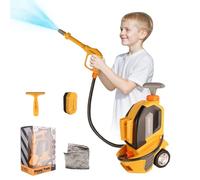 Kids Cleaning Set Car Wash - Toy Cleaning Set for Kids with Sponge, Water Scraper and Rag, Boys' and Girls' Educational Parent-Child Interactive Children's Toys, Kids Pressure Washer