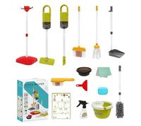 Kids Cleaning Toy Set - Early Learning Playing Supplies | Housekeeping Play Set, Versatile Cleaning Tools for Early Learners Family Bonding Chore Time Learning Activities Playroom Daycare