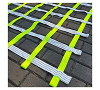 Kids Climbing Net - Heavy Duty Polyester Rope Ladder for Swing Sets, Jungle Gym, Treehouse Protection, 6x20ft Obstacle Course, Outdoor Playground Equipment