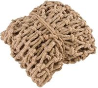 Kids Climbing Net - Tree House Safety Net for Children Balcony & Stair Protection Playground Hammock 2x4m Khaki Color - Fun & Secure Playtime Equipment