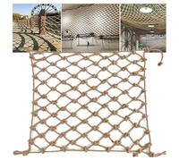 Kids Climbing Safety Net Hemp Rope Protection Net for Playgrounds Indoor & Outdoor Decor 1x2m Child Safety Mesh and Versatile Rope Netting