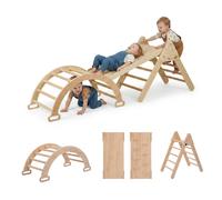Relaxdays 3-in-1 wooden climber