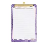 Kids Clipboard | Glitter Binder Clipboards Fashion Flat Chic Lightweight Kids Clipboard A4 Letter Size with Metal Clip for Kids Students Teachers Women