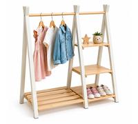 Kids clothes rack, coat rack, clothes rail, coat stand, pine wood