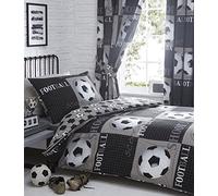 Kids Club DOUBLE Duvet Cover Set Football Themed DOUBLE SIZE Bedding (Duvet Set (no curtains))