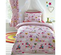 Kids Club Rainbow Fairies Curtains (72" drop x 66" wide)