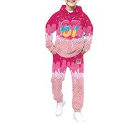 Kids Coat Christmas Outfit Glittery Rainbow Infant Personalised Jumper Easter Clothes Six Seven Theme Jumpers Oversized Girls Hoodies Matching Outfits