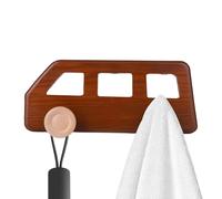 Kids Coat Rack Wall Mount | Wooden Car-Shaped Heavy Duty Hanger | Kids Hat Rack,for Room Nursery Bathroom Children Door Backpack Clothes Bath Bedroom Entryway Home