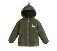 Kids' Coats Winter Hooded Jacket Padded Parka Jacket Unisex Warm Waterproof Jackets Snow Coat Windproof Puffer Coats Hoody Youths Showerproof School Outwear Snowboarding Age 2-5 Years