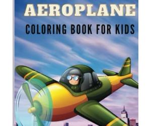 Kids coloring Book-Aeroplane & Truck