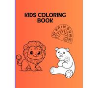 Kids Coloring Book: Ages 4-7, Jungle Animals, Bears, Unicorns, Elephants, Frogs