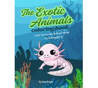 Kids Coloring Book: The Exotic Animals - Easy Coloring Pages for Preschoolers Ages 3-6: Discover the Animal Kingdom! Fun Learning Activity for Children to Color Wild & Jungle Creatures