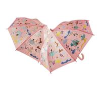 Kids Colour Changing Umbrella Brolly - Enchanted Princess Floss & Rock Pink One Size