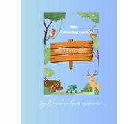 Kids colouring book: Wild animals