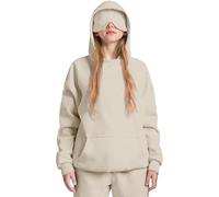 Kids Comfort Hoodie with Eye Mask Built in, Airplane Sleeping Mode Travel Hoodie with Secret Pockets, Comfy Wearable Blanket Hoodies with Hidden Pockets for Boys Teen Girls White