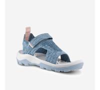 Kids’ Comfortable Hiking Sandals With Riptab - UK Sizes 10 To 6 - Nh500 - Grey