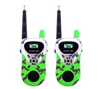 Kids Computer for Girls 4 Years Portable Two-Way Toys Electronic Kids 2Pcs Radio Wireless Talkie Education Prodigy Epics for Math Game (Green, One Size)