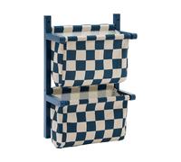 Kid's Concept Bag shelf, grid Teal, 40x19x60 cm