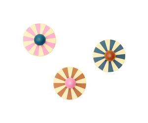 Kid's Concept Circus hook 3 pieces Multi, Ø10x4.4 cm