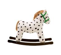 Kid's Concept Pippi rocking horse White-black