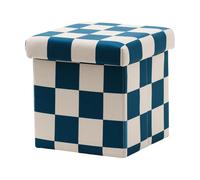 Kid's Concept Storage ottoman cube Blue-green, 30x30 cm
