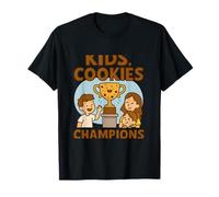 Kids Cookies Champions Cookie Family Trophy Graphic T-Shirt
