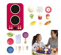 Kids Cooking Game | Kids Cooking Utensils Set with Sound and Light | Interactive Educational Toy Symbolic Play for Boys and Girls Birthday